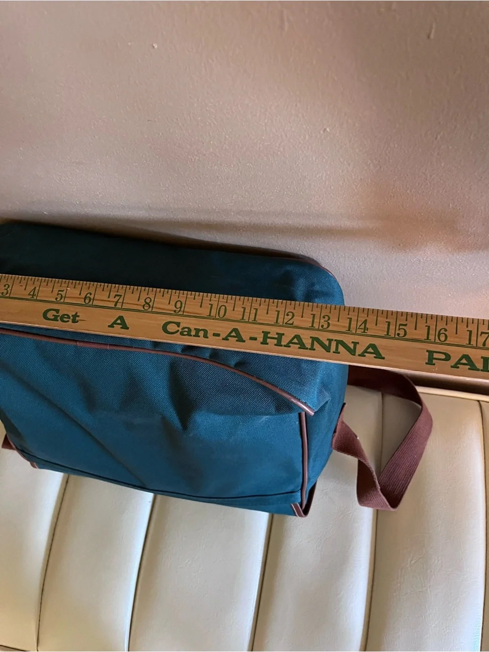 Vtg 90s Polo Ralph Lauren green Luggage Set of 2 Pieces messenger and weekender